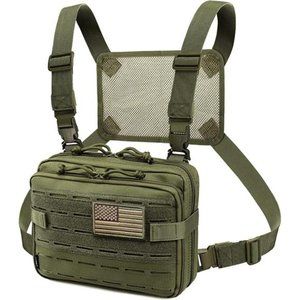 Tactical Pouch + Harness Only Molle Admin of Laser Cut, Military Medical EMT